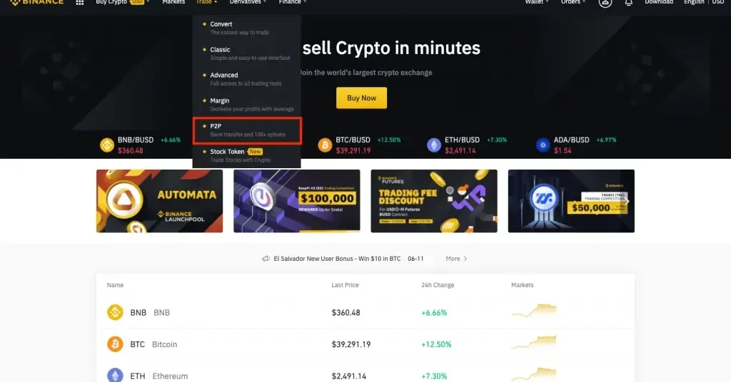 Using P2P Binance on Desktop