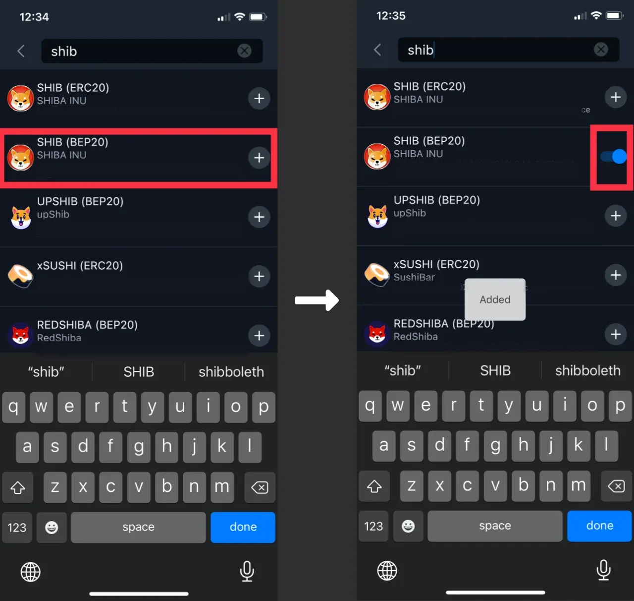 Transfer to SafePal from binance - Enable Crypto SHIB