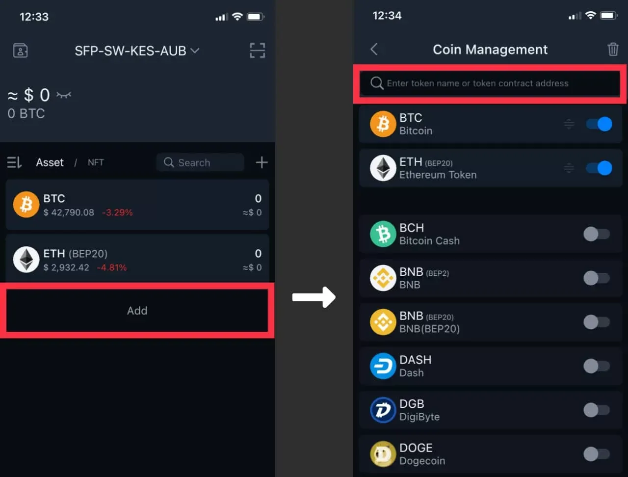 Transfer to safepal from binance - Add Crypto on SafePal SHIB