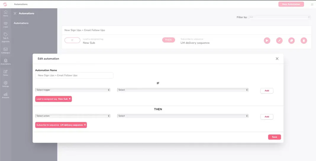 Setting Up Marketing Automation